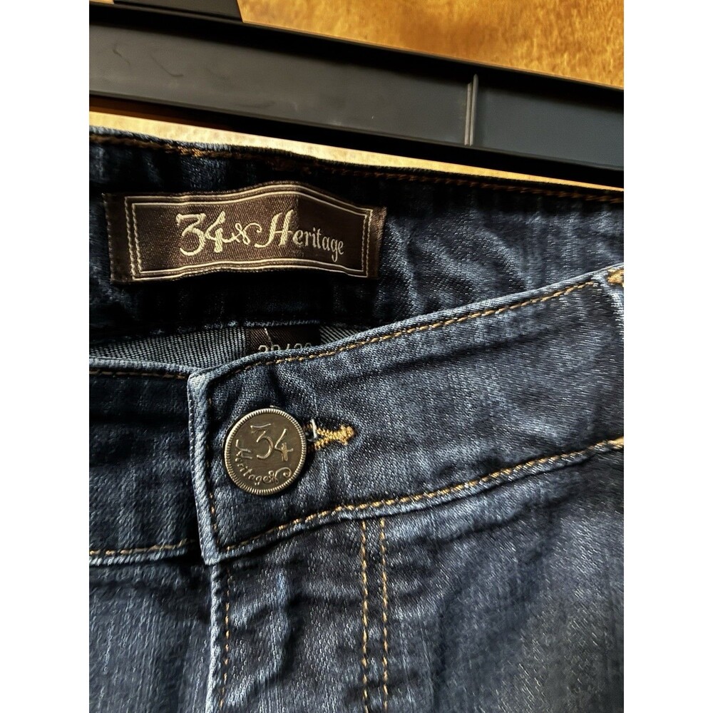 34th Heritage Courage Men’s Mid Rise Straight Jeans Mens Size 38 X 30 - Picture 3 of 10
